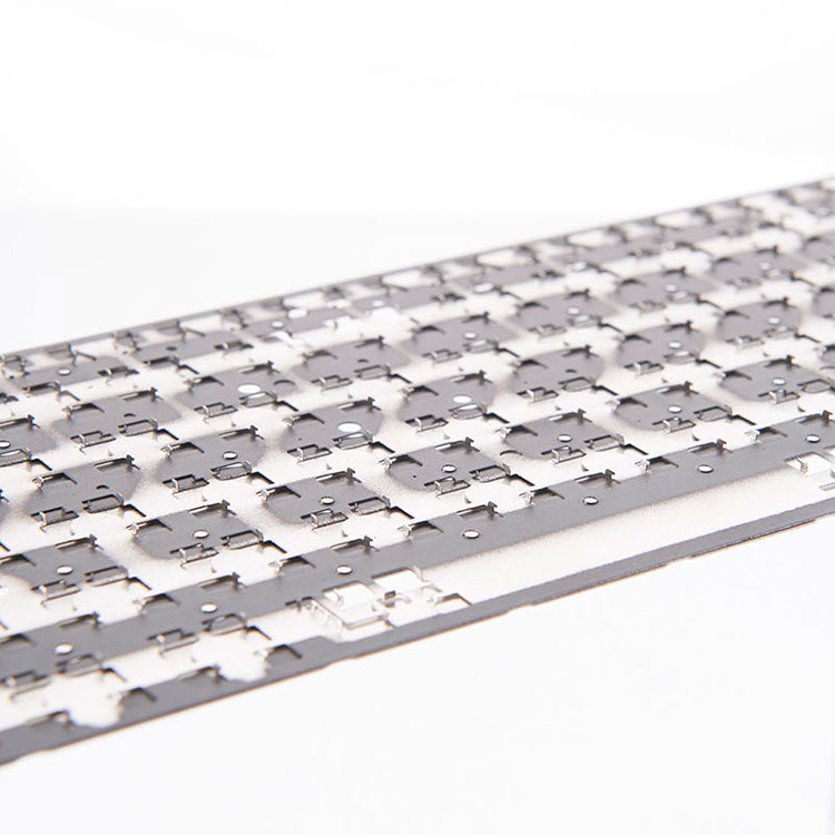 Aluminium Precision Stamped Keyboard Komponen